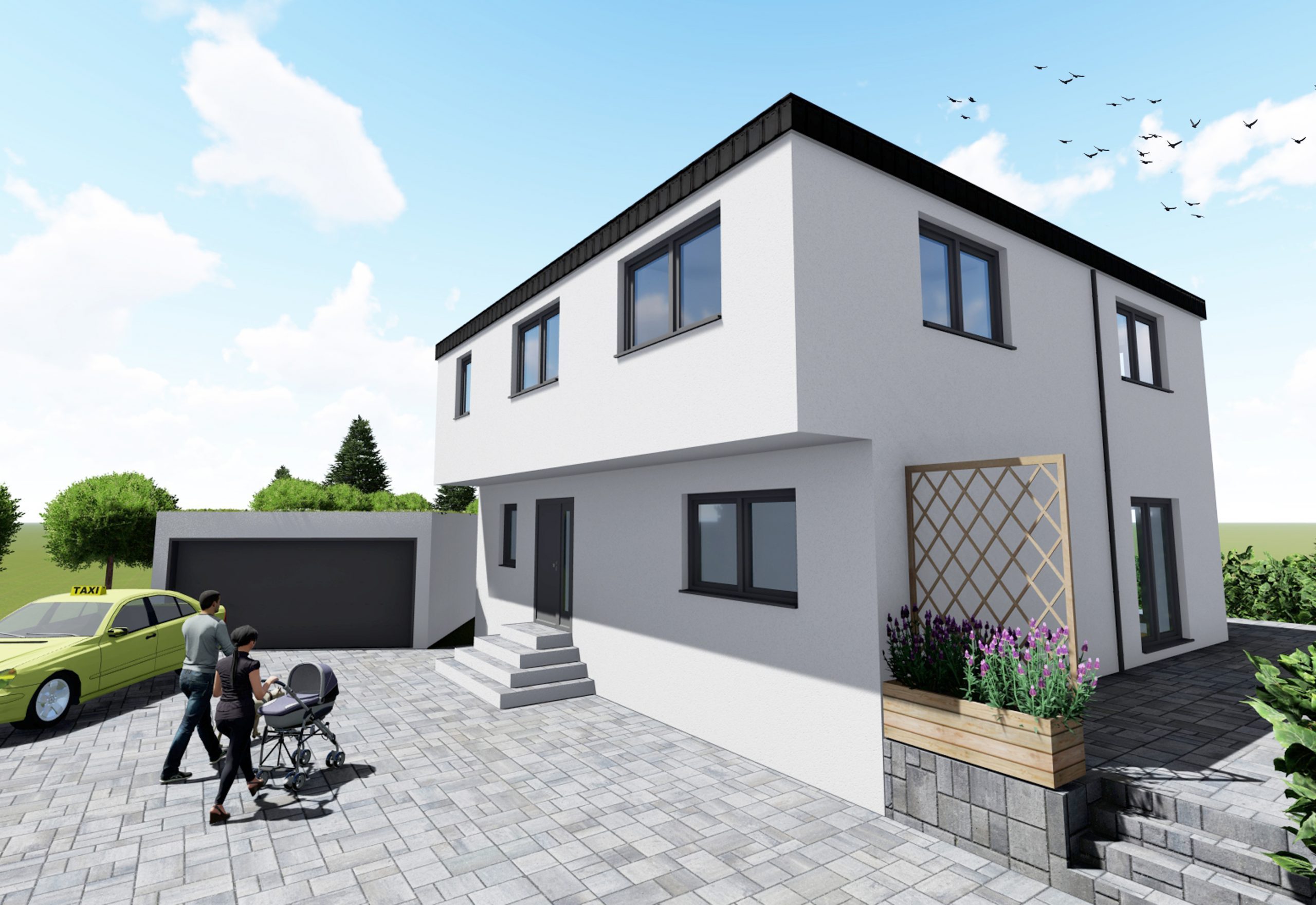 Einfamilienhaus mit Doppelgarage